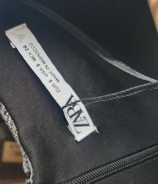 Vestido fiesta plateado ZARA navidad brillo