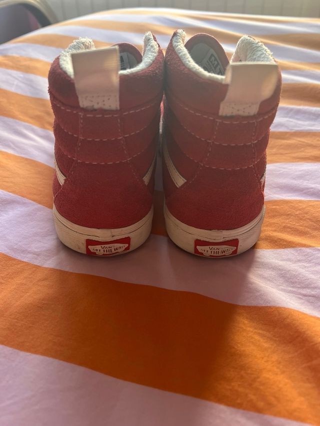 Zapatillas Vans Altas Rojas Niños invierno nº 36