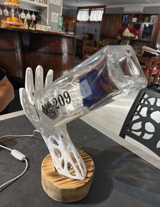 Lampada artigianale base Gin.209 Design moderno