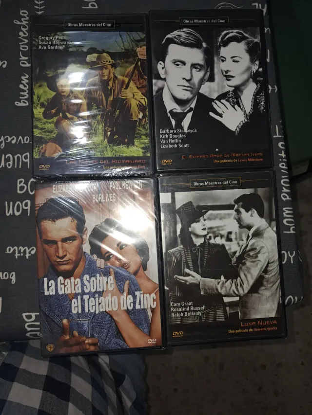 4 DVDs Obras Maestras del Cine