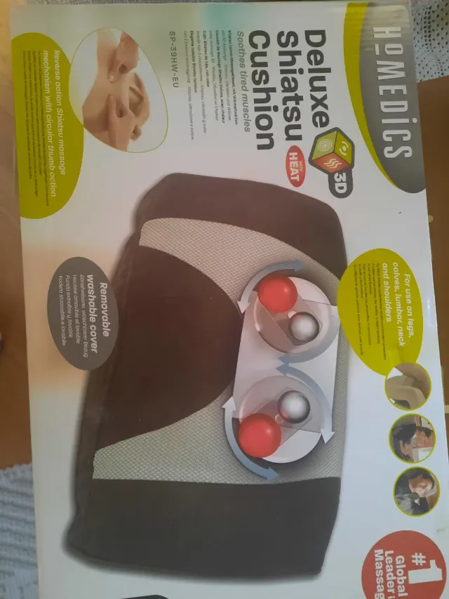 Cuscino massaggiante Shiatsu Deluxe HoMedics