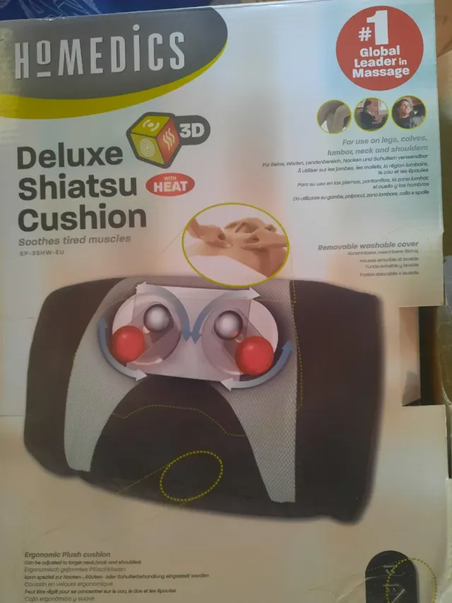 Cuscino massaggiante Shiatsu Deluxe HoMedics