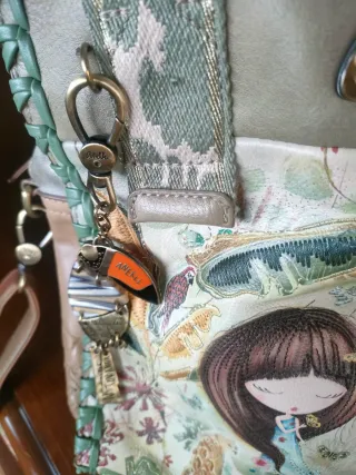 Borsa Anekke Beige e Verde