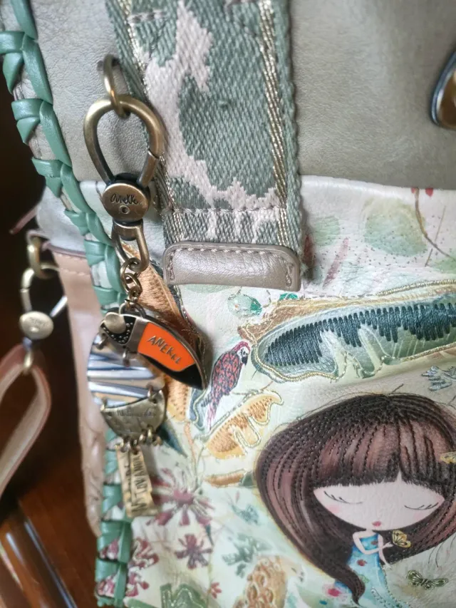 Borsa Anekke Beige e Verde