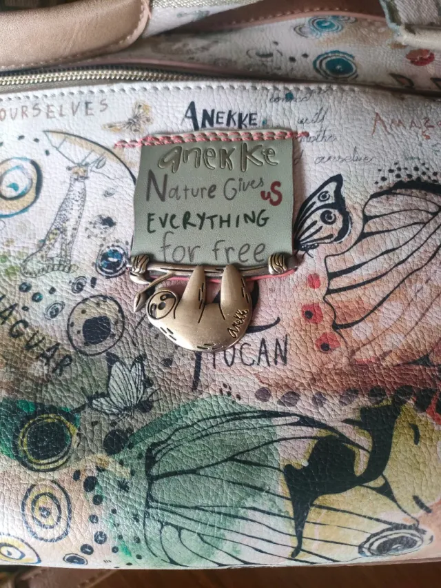 Borsa Anekke Beige e Verde