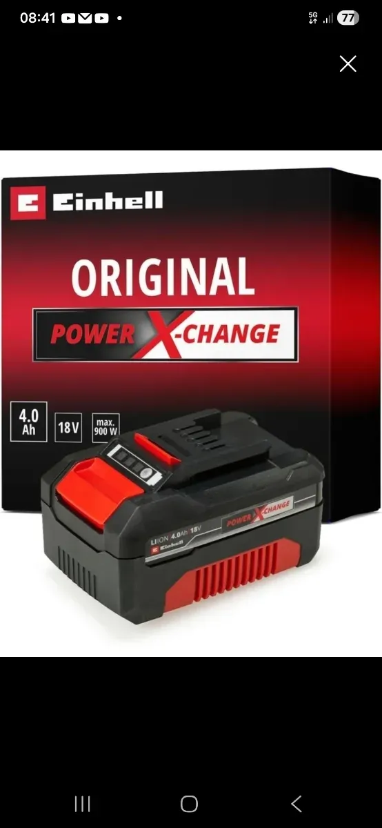 Batteria Einhell Power X-Change 4.0Ah 18V
