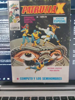 Patrulla x 21 cómputo y los semihombres....Vertice