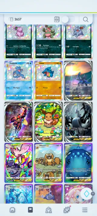 Cartas TCG pocket