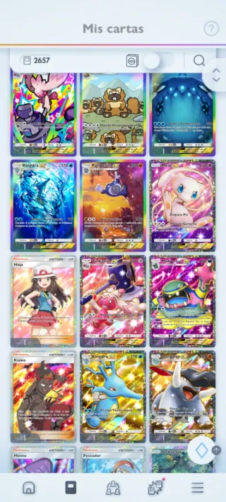 Cartas TCG pocket