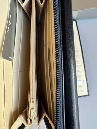 Portafoglio Nannini blu capiente