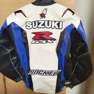 Chaqueta Suzuki Yoshimura GSX Negra Blanca