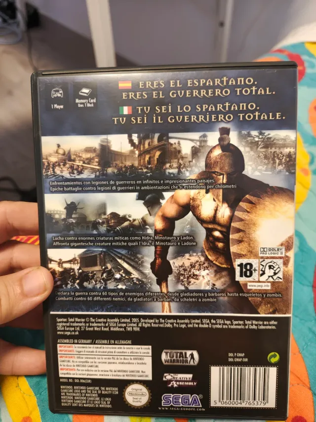 Guerriero Totale Spartano Nintendo GameCube PAL