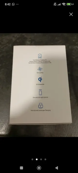 Cargador Inalámbrico Samsung Fast Charge.