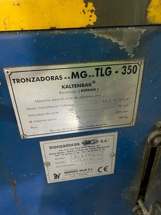 Tronzadora MG TLG-350