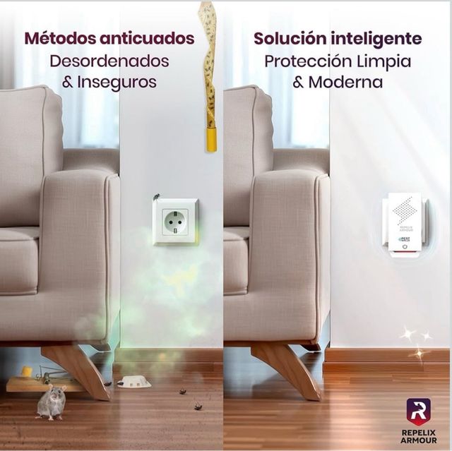 Pack 4 Repelentes Ultrasónicos de Plagas