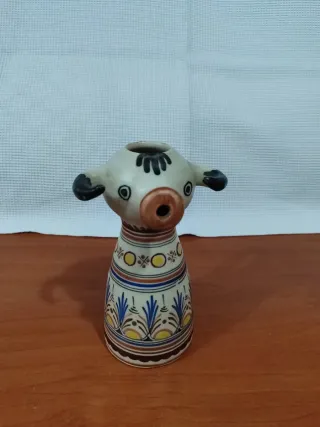 Jarra Toro Toledo Vintage Cerámica