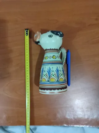 Jarra Toro Toledo Vintage Cerámica