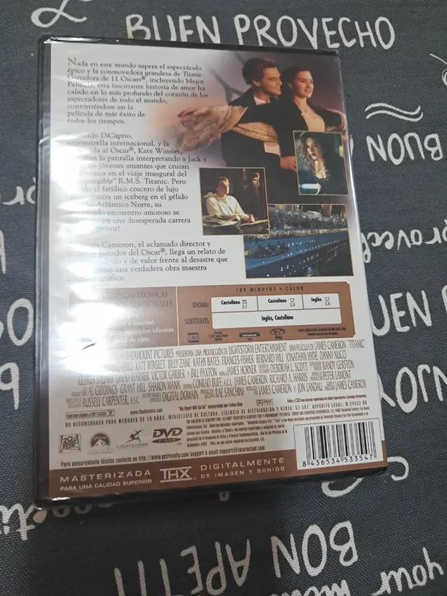 DVD Titanic (Español)