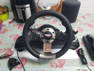 Volante Speed Racer con Pedales y Freno Mano PS3