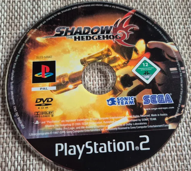 Shadow the Hedgehog PS2 (Sega)