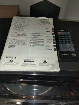 Lettore CD Pioneer PD-S605 con telecomando orig.