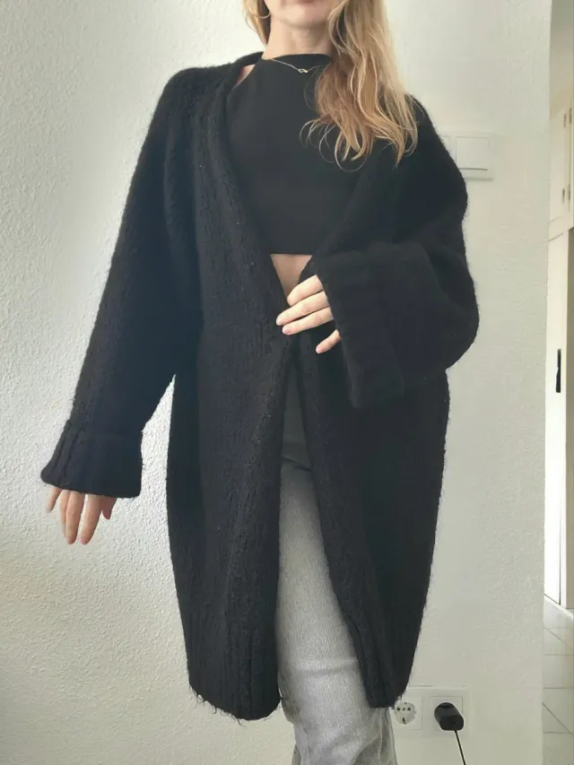 Cárdigan Zara Negro Talla Única