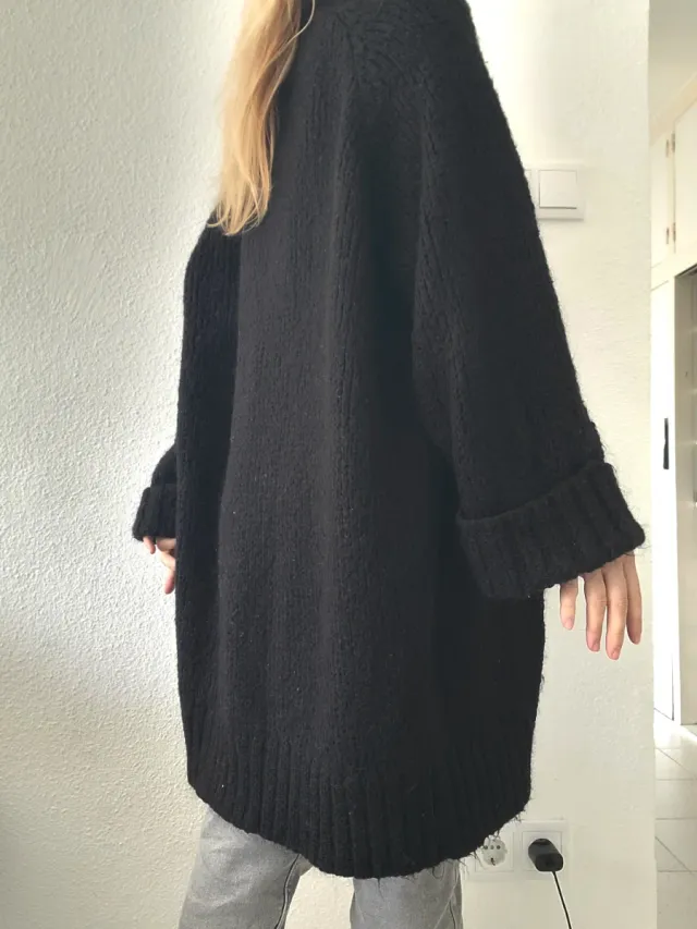 Cárdigan Zara Negro Talla Única