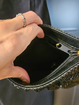 Set abito + borsa nero