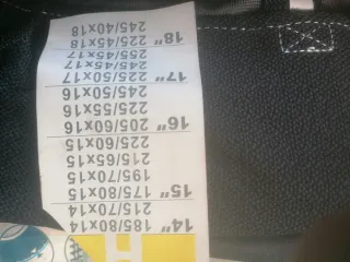 Cadenas Nieve Textil 2uds