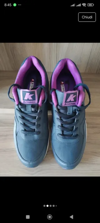 Scarpe da ginnastica Kronos, blu e viola, num. 40