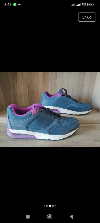 Scarpe da ginnastica Kronos, blu e viola, num. 40