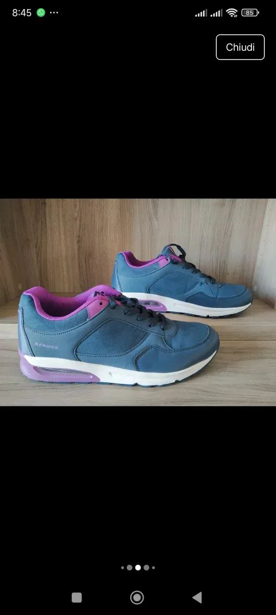 Scarpe da ginnastica Kronos, blu e viola, num. 40