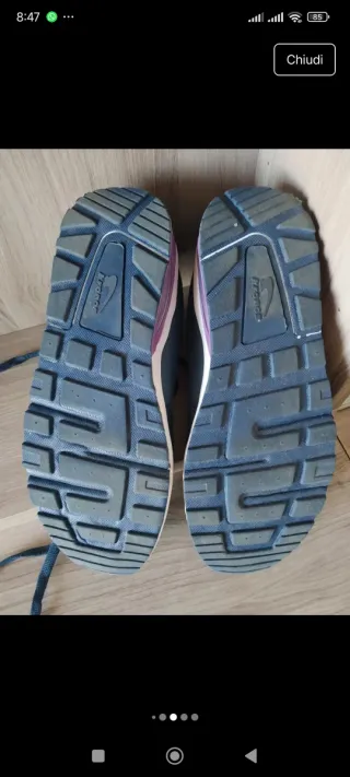 Scarpe da ginnastica Kronos, blu e viola, num. 40