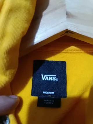 Sudadera Vans amarilla talla M