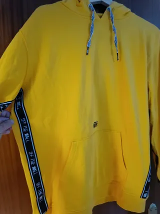 Sudadera Vans amarilla talla M