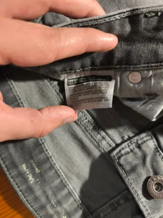 Pantalón Levi's Gris Mujer Slim Fit