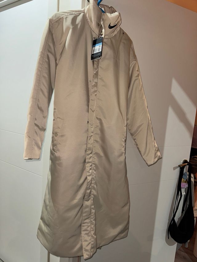 Parka Nike Beige Mujer Talla M