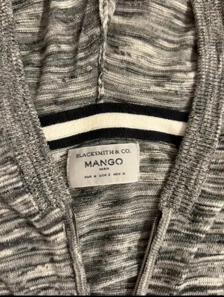 Chaqueta Mango Gris Talla M