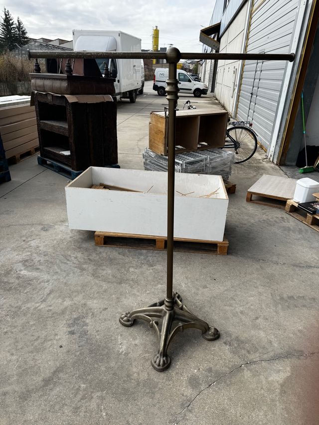 Perchero Ropa 2 Brazos Metal Madera