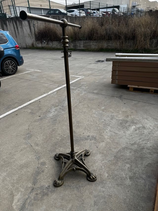 Perchero Ropa 2 Brazos Metal Madera