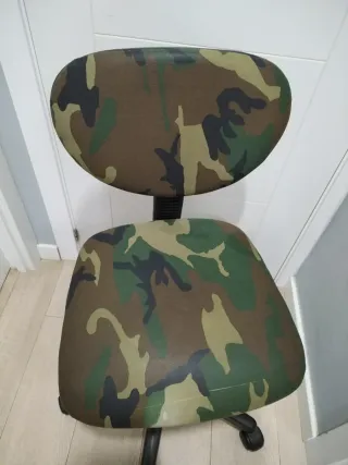 Silla de escritorio estampado militar