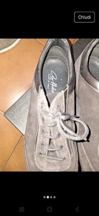 Scarpe uomo scamosciate marroni