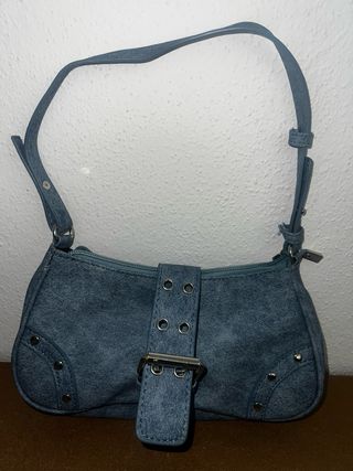 Borsetta effetto denim blu chic perfetta ogni look