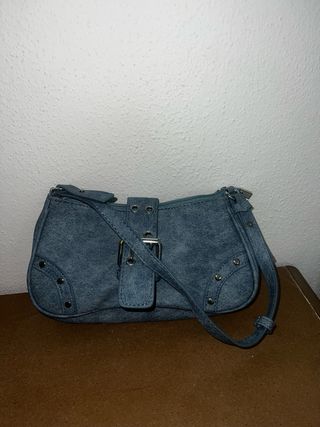 Borsetta effetto denim blu chic perfetta ogni look