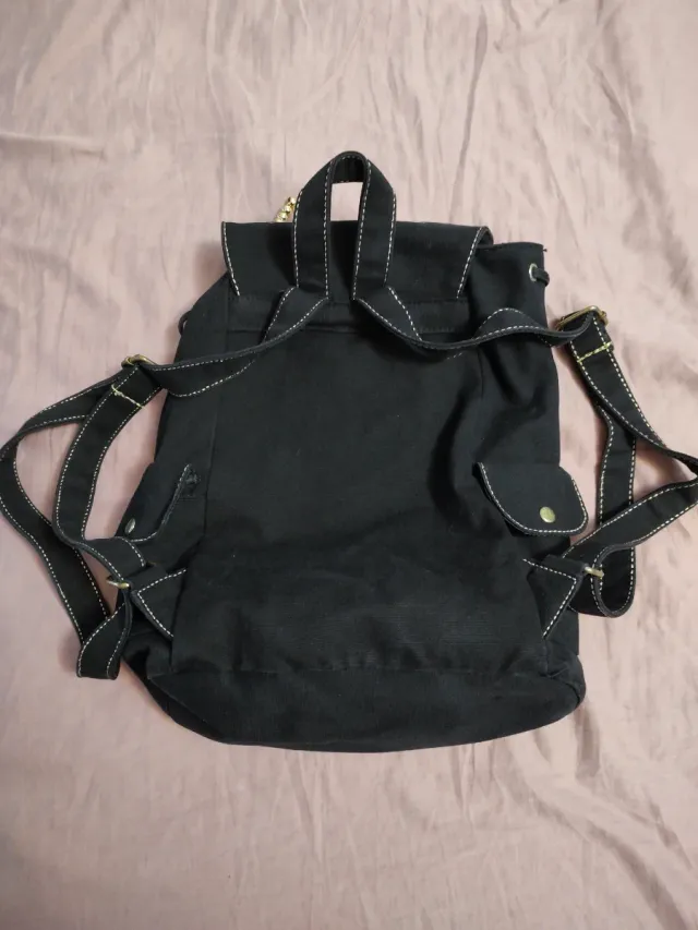 Zaino/Tracolla Nero Oro