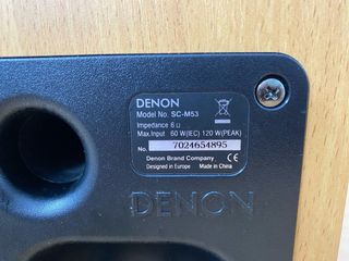 Altavoces Denon SC-M53 Marrones y Dorados