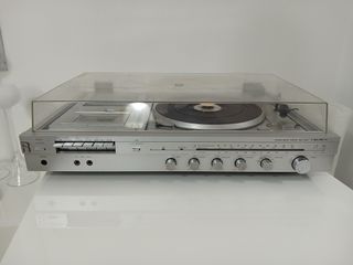 Stereo Giradischi Radio Deck Cassetta Crown SHC610