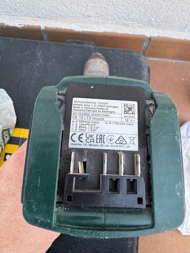 Taladro Percutor Metabo LTX 18V