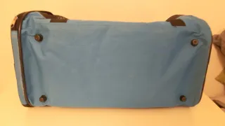 Transportín para mascotas azul y negro