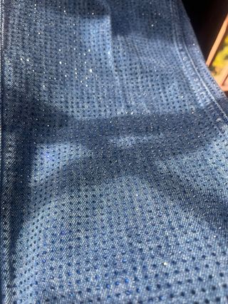 Pantalón vaquero Zara con brillos Talla S